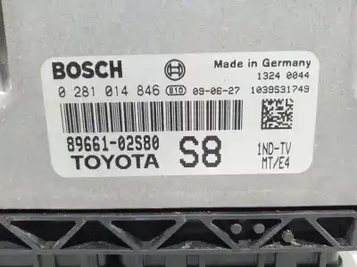 Second-hand car spare part ecu engine control for toyota auris (_e15_) 1.4 d-4d (nde150_) oem iam references 8966102s80 0281014846 