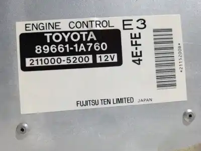 Second-hand car spare part ecu engine control for toyota corolla compact (_e11_) 1.4 (ee111_) oem iam references 896611a760  