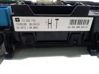 Pezzo di ricambio per auto di seconda mano modulo elettronico per opel astra h (a04) 1.7 cdti (l48) riferimenti oem iam 13222173  