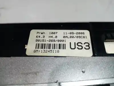 Second-hand car spare part climate control for opel astra h (a04) 1.7 cdti (l48) oem iam references 13245118  