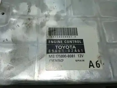 Second-hand car spare part ecu engine control for toyota corolla (_e12_) 2.0 d-4d (cde120r_, cde120l_) oem iam references 8965002150  8966102a61