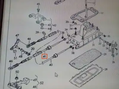 Pezzo di ricambio per auto di seconda mano Collegamento Del Cambio per VOLKSWAGEN PASSAT B6 (3C2) 2.0 TDI 16V Riferimenti OEM IAM 3C0711265A  