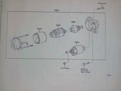 Peça sobressalente para automóvel em segunda mão MOTOR DE ARRANQUE por TOYOTA AURIS (_E18_)  Referências OEM IAM 281000R060  