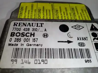 Автозапчасти б/у блок управления подушками безопасности за renault clio ii (bb_, cb_) 1.2 (bb0a, bb0f, bb10, bb1k, bb28, bb2d, bb2h, cb0a,... ссылки oem iam 7700428310a  0285001157