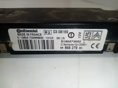 Автозапчастина б/у електронний модуль для citroen c3 sx посилання на oem iam 9666827980  s180073002