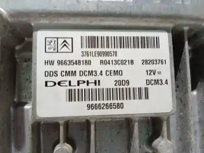 Second-hand car spare part ecu engine control for citroen c5 berlina exclusive oem iam references 9663548180 r0413c021b 9666266580