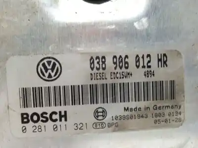 Автозапчасти б/у блок управления двигателем за skoda fabia (6y2/6y3) 1.9 sdi cat (asy) ссылки oem iam 038906012hr  0281011321