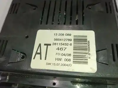 Second-hand car spare part multifunction display for opel astra h ranchera familiar (a04) 1.9 cdti (l35) oem iam references 13208089  