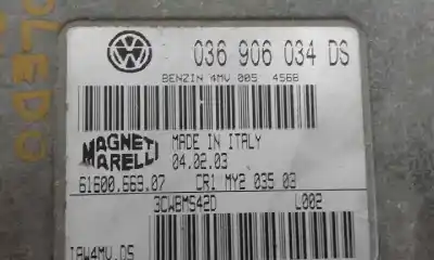 Pezzo di ricambio per auto di seconda mano  per SEAT TOLEDO (1M2)  Riferimenti OEM IAM 036906034DS  6160066907