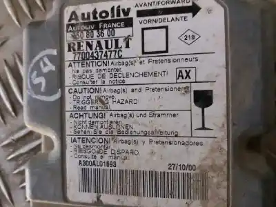 Pezzo di ricambio per auto di seconda mano Centralina Airbag per RENAULT SCENIC (JA..) 1.9 dTi Diesel CAT Riferimenti OEM IAM 550803600  7700437477C