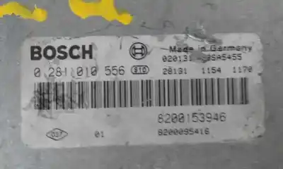 Автозапчастина б/у ебу контролер двигуна для renault laguna ii (bg0) dynamique посилання на oem iam 0281010556  8200153946 Автозапчастина б/у ебу контролер двигуна для renault laguna ii (bg0) dynamique посилання на oem iam 0281010556  8200153946