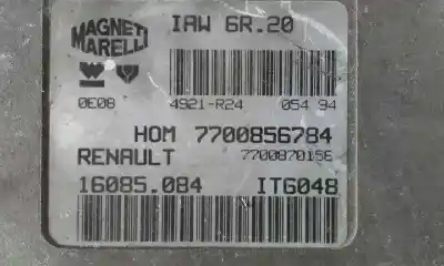 Peça sobressalente para automóvel em segunda mão Centralina De Motor Uce por RENAULT TWINGO (CO6) 1.3 Easy (C063/64) 54 CV / 40 KW Referências OEM IAM 7700856784  IAW6R20