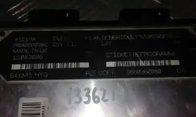 Second-hand car spare part ecu engine control for citroen jumpy (u6u_) 1.9 d oem iam references 9650360080  r04080028c