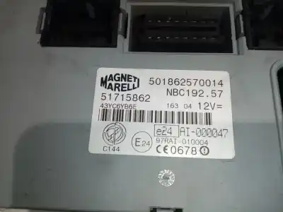 Second-hand car spare part fuse box unit for fiat stilo (192) 1.9 jtd cat oem iam references 51715862  