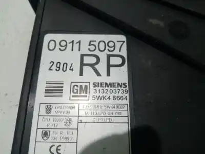 Pezzo di ricambio per auto di seconda mano modulo elettronico per opel corsa c (x01) 1.7 dti (f08 f68) riferimenti oem iam 5wk48664  09115097