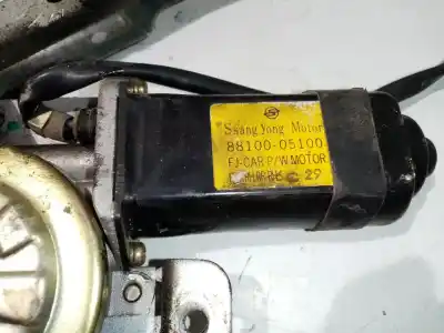 Second-hand car spare part rear right window regulator for ssangyong musso 2.9 tdi grand lux oem iam references 8810005100  