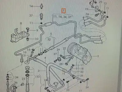 Автозапчасти б/у трубы кондиционирования воздуха за seat ibiza iii (6l1) 2.0 ссылки oem iam 6q1820741l