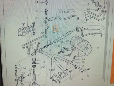 Автозапчасти б/у трубы кондиционирования воздуха за seat ibiza iii (6l1) 2.0 ссылки oem iam 6q1820743e