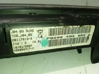 Second-hand car spare part dashboard for renault scénic ii (jm0/1_) 1.9 dci (jm0g, jm12, jm1g, jm2c) oem iam references 8200494955a  