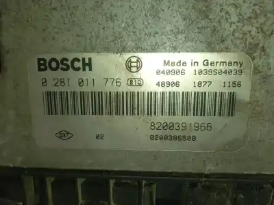 Second-hand car spare part ecu engine control for renault scénic ii (jm0/1_) 1.9 dci (jm0g, jm12, jm1g, jm2c) oem iam references 8200391966  0281011776