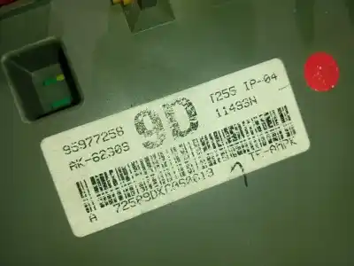 Tweedehands auto-onderdeel relais/zekeringenkastje voor chevrolet aveo / kalos fastback (t250, t255) 1.2 oem iam-referenties 95977258  ak62309