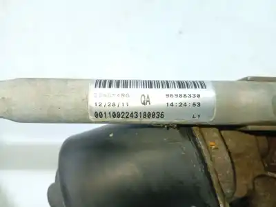 Tweedehands auto-onderdeel ruitenwissermotor voor voor chevrolet aveo / kalos fastback (t250, t255) 1.2 oem iam-referenties 96850001  96988330