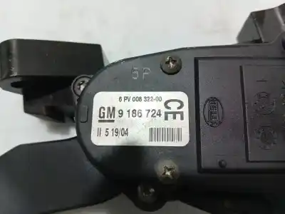 Pezzo di ricambio per auto di seconda mano pedale dell acceleratore per opel vectra c (z02) 1.9 cdti (f69) riferimenti oem iam 9186724  6pv00832200