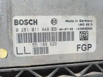 Автозапчасти б/у блок управления двигателем за opel vectra c (z02) 1.9 cdti (f69) ссылки oem iam 55189629  0281011448