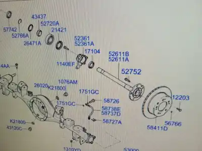 Автозапчасти б/у задняя левая трансмиссия за kia sorento i (jc) 2.5 crdi ссылки oem iam 523513e150 Автозапчасти б/у задняя левая трансмиссия за kia sorento i (jc) 2.5 crdi ссылки oem iam 523513e150