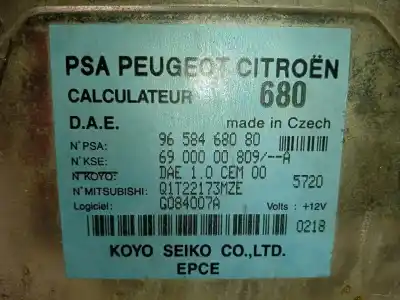 Автозапчастина б/у електронний модуль для citroen c3 i (fc_, fn_) 1.4 hdi посилання на oem iam 9658468080  