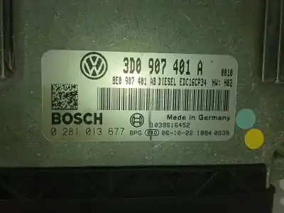 Second-hand car spare part ecu engine control for vw phaeton (3d1, 3d2, 3d3, 3d4, 3d6, 3d7, 3d8, 3d9) 3.0 v6 tdi 4motion oem iam references 3d0907401a  