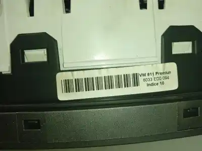 Second-hand car spare part dashboard for vw phaeton (3d1, 3d2, 3d3, 3d4, 3d6, 3d7, 3d8, 3d9) 3.0 v6 tdi 4motion oem iam references 3d0920885a  6033ed0094