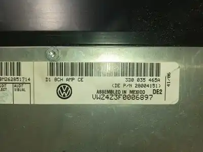 Second-hand car spare part electronic module for vw phaeton (3d1, 3d2, 3d3, 3d4, 3d6, 3d7, 3d8, 3d9) 3.0 v6 tdi 4motion oem iam references 3d0035465a  