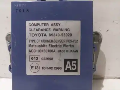 Автозапчастина б/у електронний модуль для lexus is ii (_e2_) 250 (gse20) посилання на oem iam 8934053020 adc100160100a 89340-53020