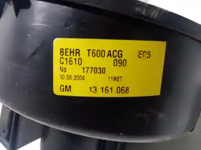 Pezzo di ricambio per auto di seconda mano motore di riscaldamento per opel zafira a monospace (t98) 2.0 dti 16v (f75) riferimenti oem iam 13161068  