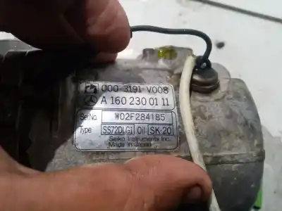 Second-hand car spare part air conditioning compressor for smart coupe pulse oem iam references 0003191v008 a1602300111 20i0019a