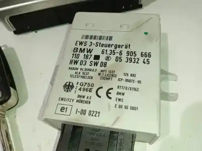 Second-hand car spare part ecu engine control for bmw 5 (e39) 520 i oem iam references  61356905666 / 05393245 7519308 / 5wl90015