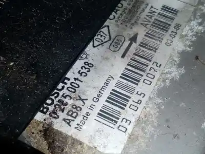 Автозапчасти б/у блок управления подушками безопасности за renault clio ii (bb_, cb_) 1.2 (bb0a, bb0f, bb10, bb1k, bb28, bb2d, bb2h, cb0a,... ссылки oem iam 0285001538  