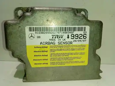 Pièce détachée automobile d'occasion BOITIER DE COMMANDE D'AIRBAG pour MERCEDES-BENZ CLASE B SPORTS TOURER (W245)  Références OEM IAM A16982099262  A169820992627071090346F