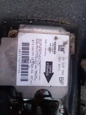 İkinci el araba yedek parçası hava yastigi kontrol ünitesi için opel astra g fastback (t98) 1.6 16v (f08, f48) oem iam referansları 09229302 5wk42925 330518650