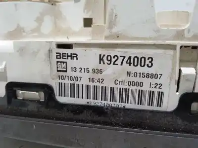 Автозапчасти б/у отопление / кондиционирование воздуха за opel meriva a monospace (x03) 1.4 16v twinport (e75) ссылки oem iam 13215936  k9274003
