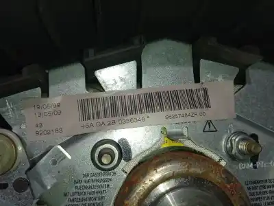 Автозапчасти б/у передняя левая подушка безопасности за peugeot 206 fastback (2a/c) 1.4 i ссылки oem iam 96257484zr  