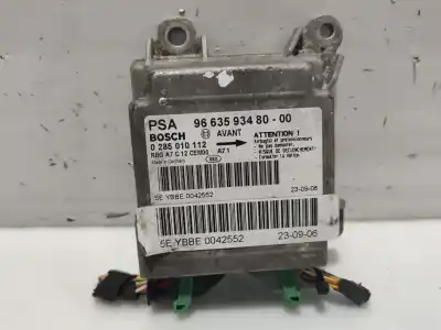 Second-hand car spare part airbag control unit for peugeot 207/207+ (wa_, wc_) 1.4 oem iam references 
