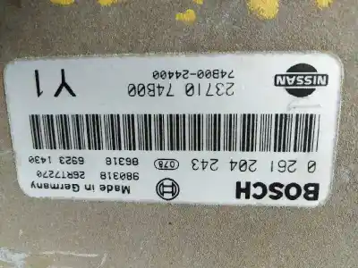 Автозапчасти б/у блок управления двигателем за nissan micra (k11) 1.0 16v cat ссылки oem iam 0261204243  2371074b00