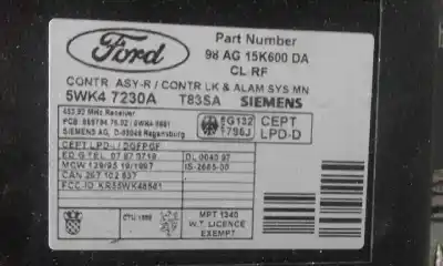 Tweedehands auto-onderdeel elektronische module voor ford focus berlina (cak) ambiente oem iam-referenties 5wk47230a