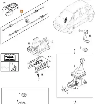 Автозапчасти б/у распределение коробки передач за opel meriva a monospace (x03) 1.4 16v twinport (e75) ссылки oem iam 758405