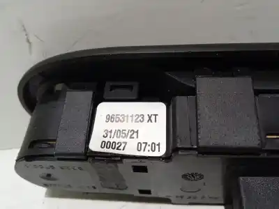 Second-hand car spare part left front power window switch for peugeot 307 sw (3h) 1.6 hdi 110 oem iam references 96531123xt  