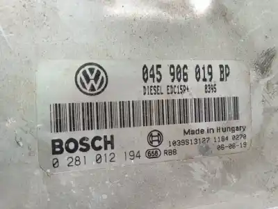 Pezzo di ricambio per auto di seconda mano centralina motore per volkswagen polo (9n_, 9a_) 1.4 tdi riferimenti oem iam 045906019bp 0281012194 6q0920804j