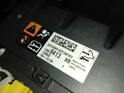 Second-hand car spare part airbag control unit for opel astra j (p10) 2.0 cdti (68) oem iam references 13589413mb  