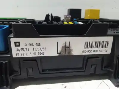 Pezzo di ricambio per auto di seconda mano scatola relè/fusibili per opel zafira b furgoneta/monovolumen (a05) 1.7 cdti van (m75) riferimenti oem iam 13268286  5dk00866924